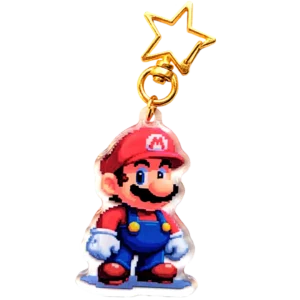 Acessório decorativo para mochila Mario