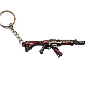 Valorant Weapon Keychain Pendant – Premium Metal Replica Red Reaver