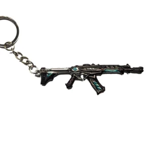 Valorant Weapon Keychain Pendant – Premium Metal Replica White Reaver