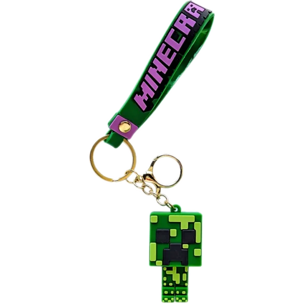 Creeper – Figura de Borracha com Fita de Pulso