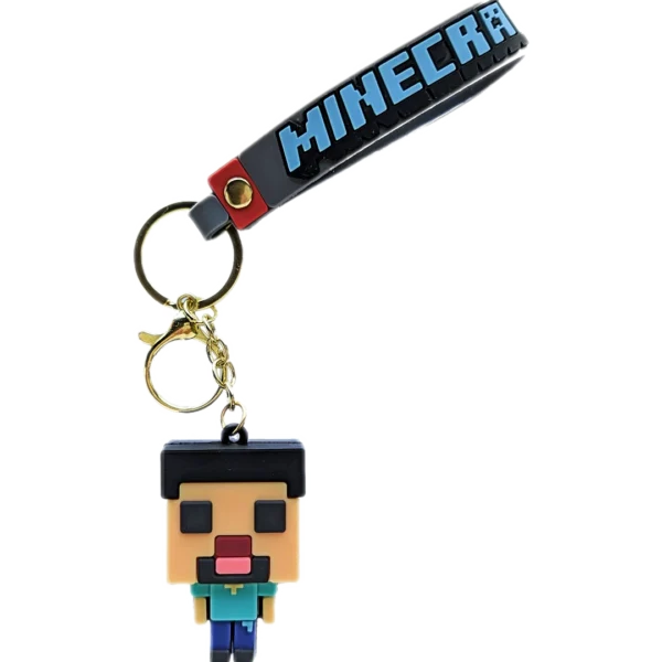 Steve – Figura de Borracha com Fita de Pulso